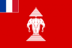 drapeau laos,laos,disque lunaire,mékong,indra,éléphant tricéphale